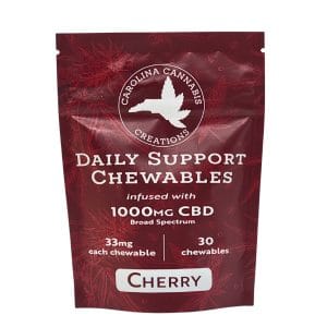 Soothe Chewables | Delta 8 | Watermelon 20ct bag | Carolina Cannabis Creations