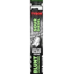 Sour Diesel Tyson 2.0 THCP Blend Live Resin Blunt Pre-Roll 150G