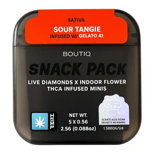 Sour Tangie | Gelato 41 BOUTIQ THCA Infused Mini Pre-Rolls 5ct 0.5G