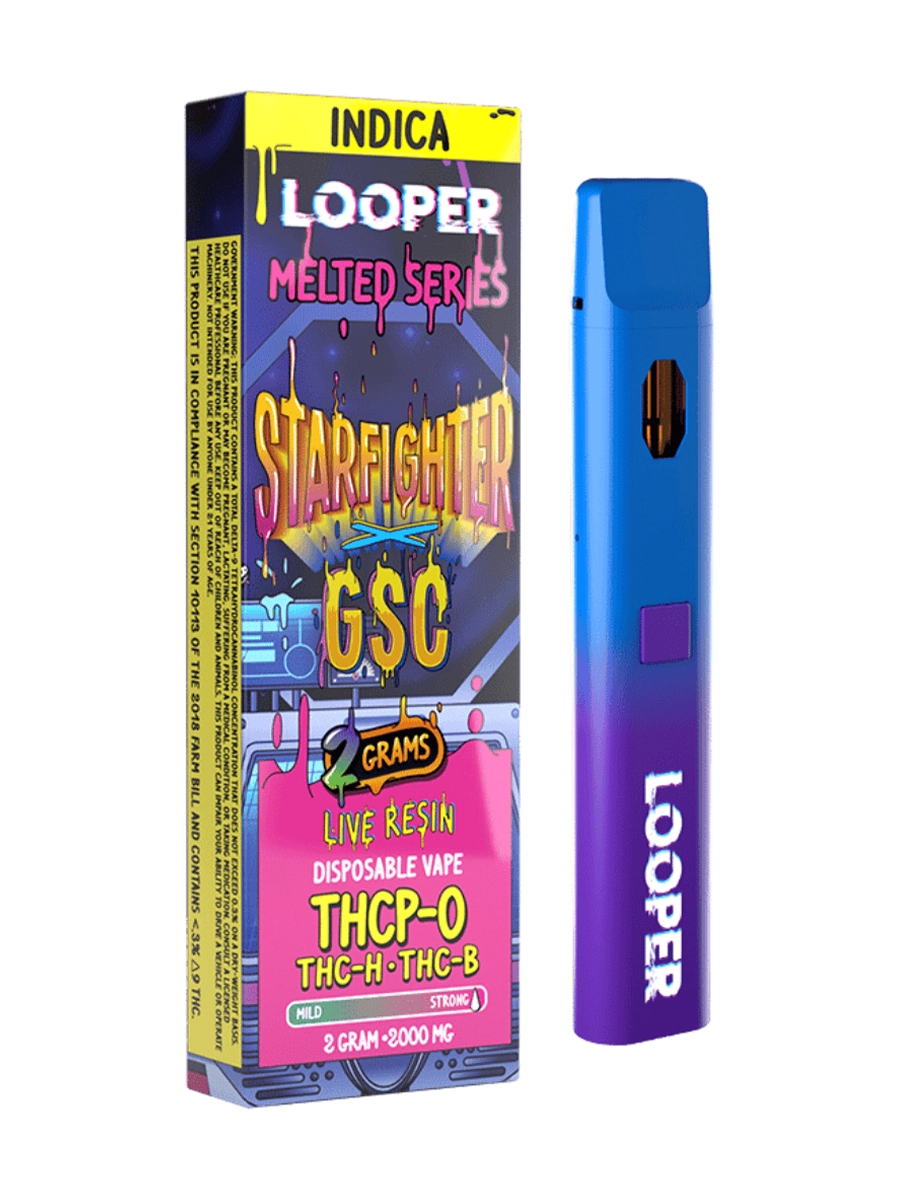 Starfighter GSC Looper Melted Series THCP OTHC HTHC B Disposable 2G