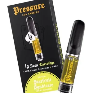 Starfruit Syndicate Pressure LA Aces THCA+THCP Cartridge 1G