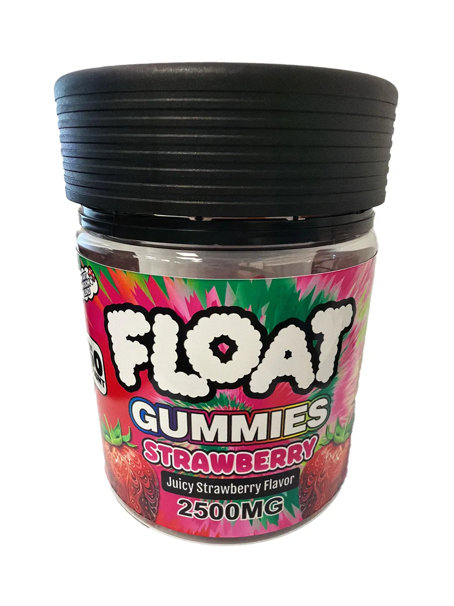 Strawberry Float Smart Shroom Blend Gummies 2500mg