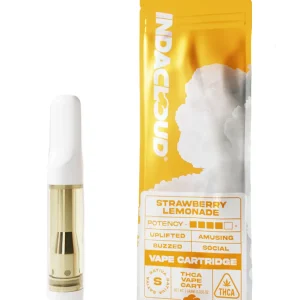 Strawberry Lemonade IndaCloud THCA Vape Cartridge 1G