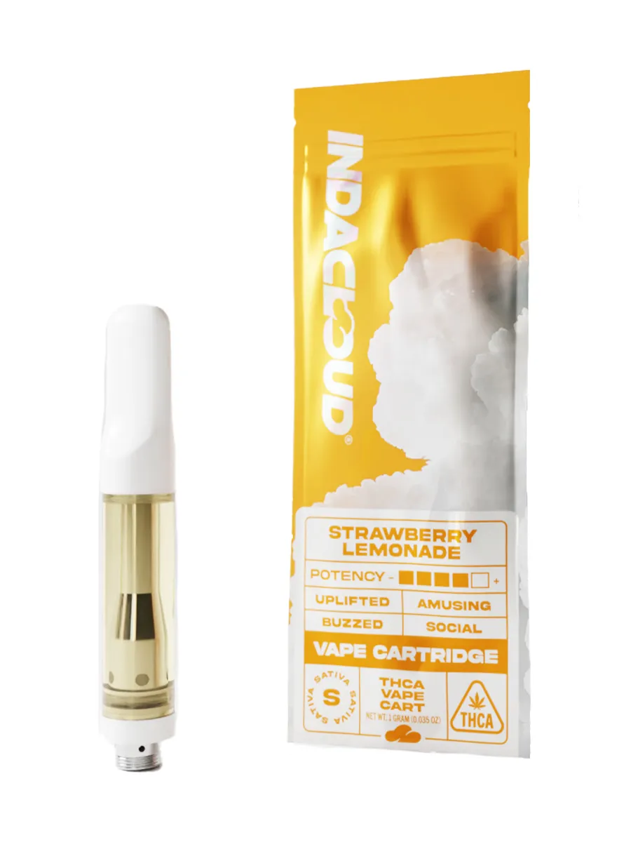Strawberry Lemonade IndaCloud THCA Vape Cartridge 1G