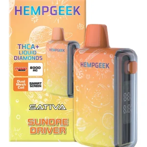 Sundae Driver Hempgeek THCA+Liquid Diamonds Disposable 8000MG