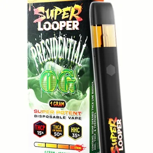 Presidential OG Super Looper Super Potent THCP+THCA+HHC Vape 1G