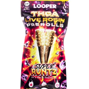 Super Runtz Looper THCA Live Rosin Prerolls 2G