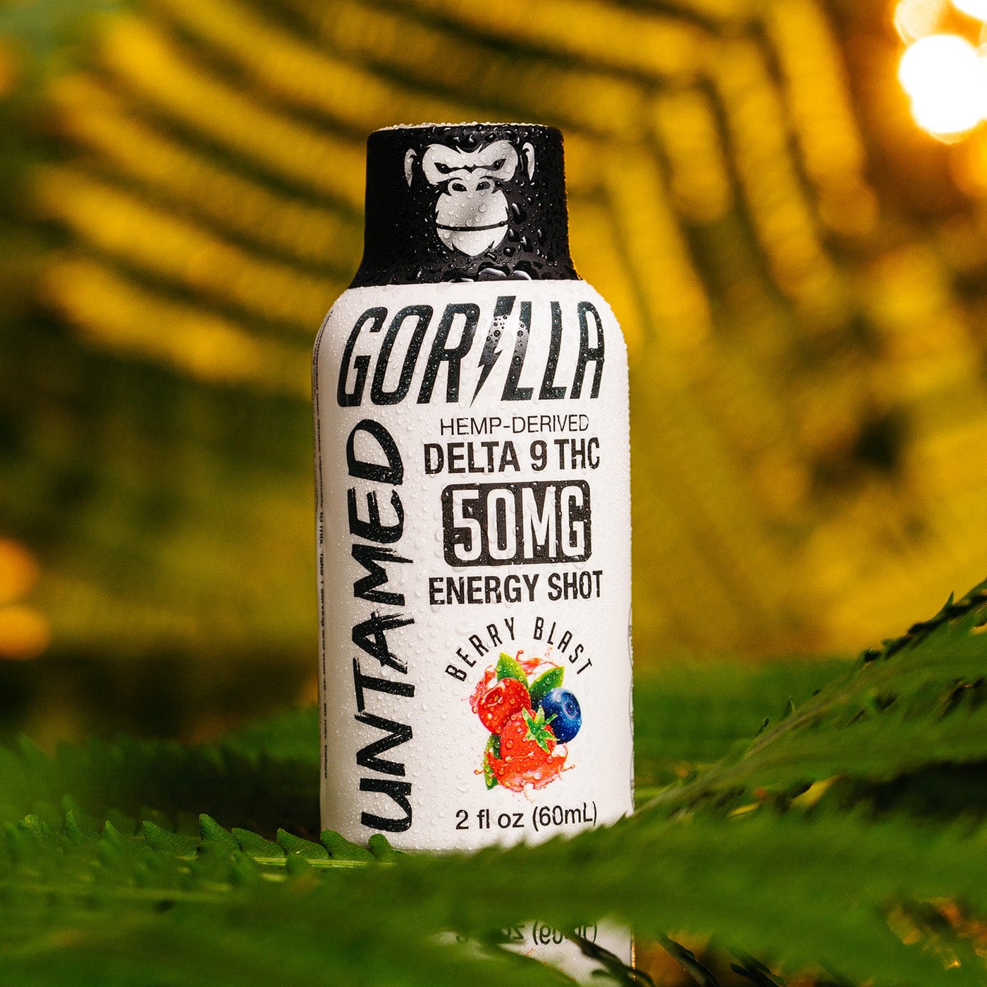 THC Energy Drink Shots - UNTAMED 50MG - Berry Blast / 1 Pack