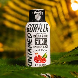 THC Energy Drink Shots - UNTAMED 50MG - Pomegranate / 12 Pack