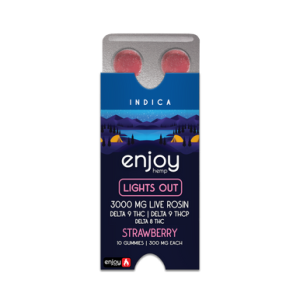 Lights Out 3000mg Gummies (300 mg Each / THCP+D9+D8 / 10 Gummies)