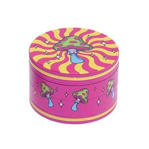 TRIPPY MUSHROOM WACKY GRINDER - Trippy Mushroom / 2.5 INCH