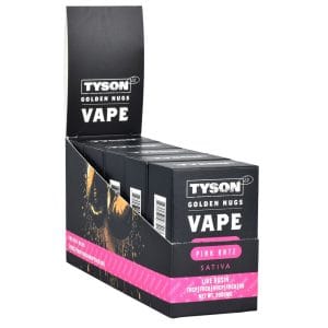 TYSON 2.0 Golden Nugs Live Rosin Disposable Vape | 3g | 5ct Display - Pink RNTZ