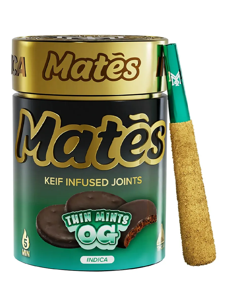 Thin Mints OG Muha Meds Mates Keif Infused THCA Joints 3G