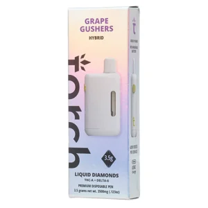 Grape Gushers Hybrid Torch D6+THC-A Liquid Diamonds Vape 3.5G