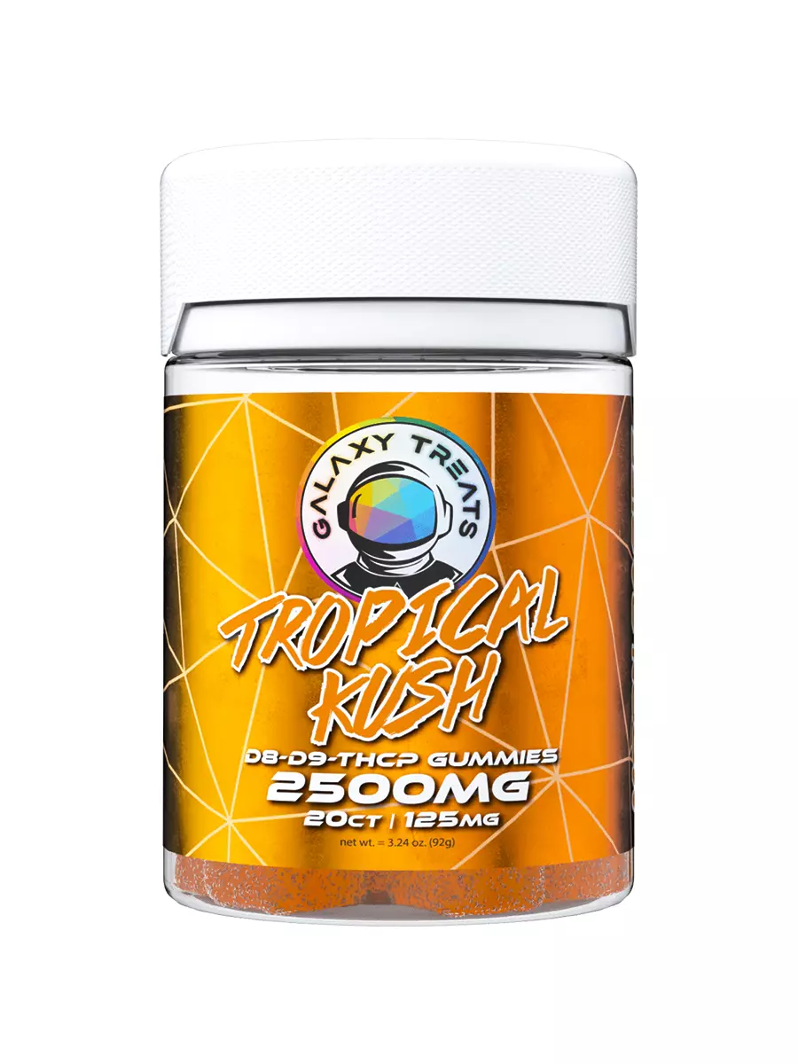 Tropical Kush Galaxy treats moon babies D8D9THCO gummies