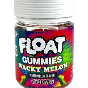 Wacky Melon Float Smart D9 Blend Gummies 2500mg
