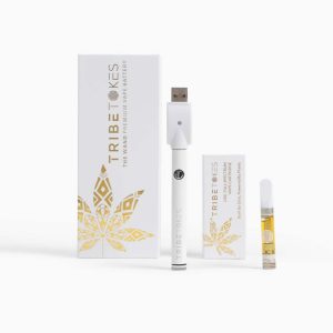 CBD Oil Vape Pen Starter Kit Bundle White Wand Battery & CBD Cartridge (Save $20)