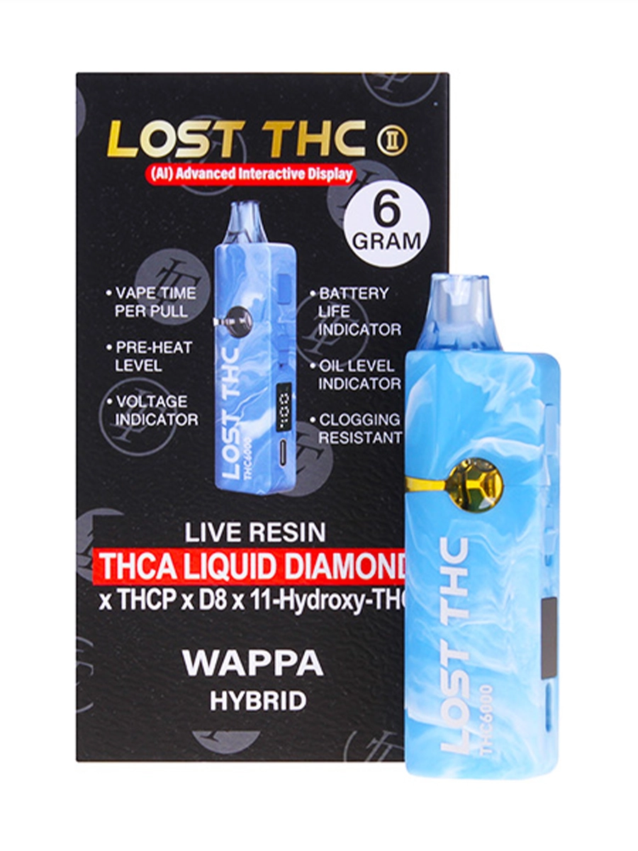 Wappa Lost THC THC-A Diamond Disposable 6G