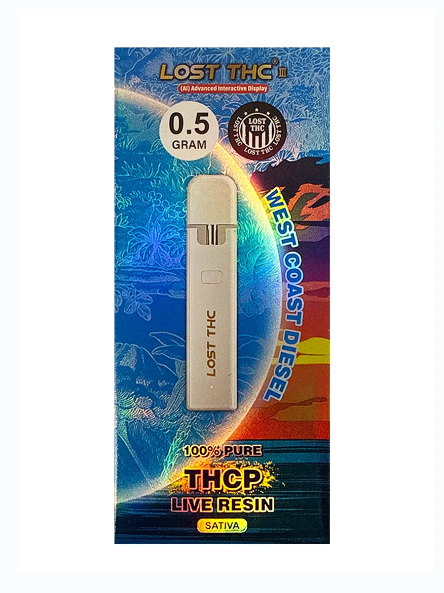West Coast Diesel Lost THC THCP Live Resin Disposable 0