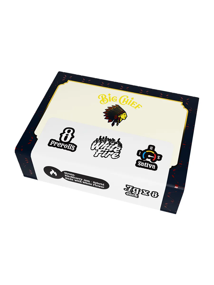 White Fire Big Chief Delta 9 Pre-Roll 8ct