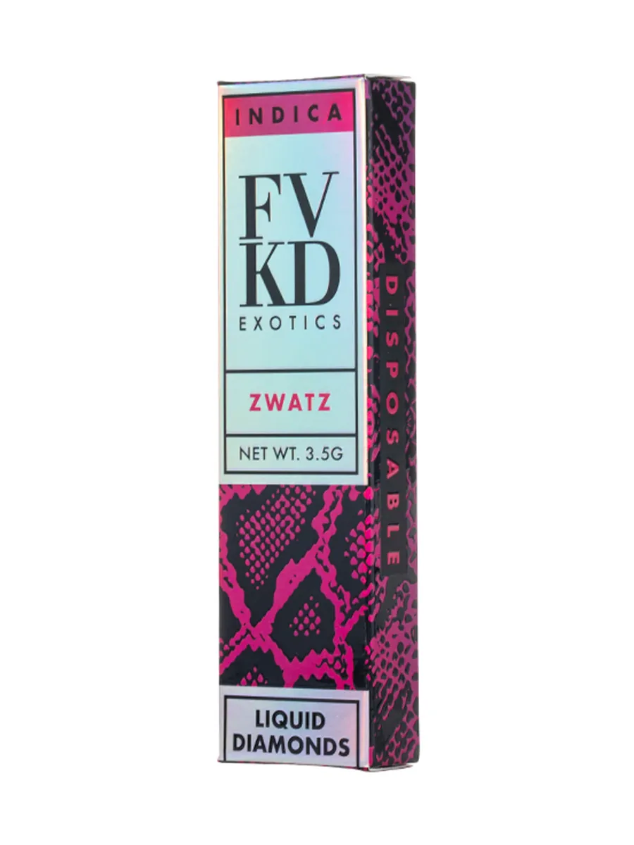 Zwatz FVKD Exotics THC A Rosin Disposable 3