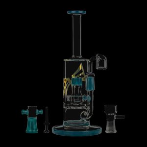 Evolution Super Cell Straight Hybrid Dab Rig with Tire Perc