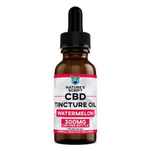 Nature's Script CBD Oil 300mg Watermelon - 1 Oz