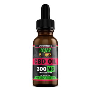 Hemp Bombs CBD Oil Watermelon 300mg - 1 Oz