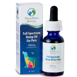 Phytopaws Full Spectrum Hemp Oil for Pets 500mg - 30 ml