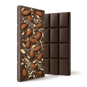 Delta 8 THC Dark Chocolate & Almond Bar - 1,200mg - Chill Plus
