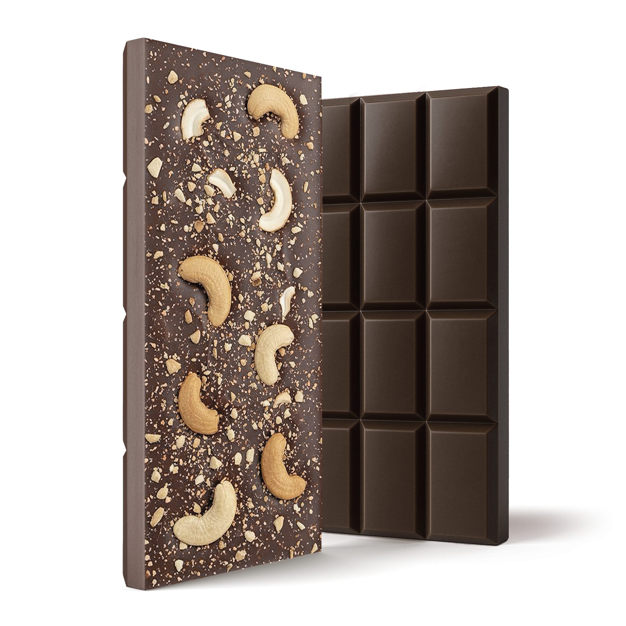 Delta 8 THC Dark Chocolate & Cashews Bar - 600mg - Chill Plus