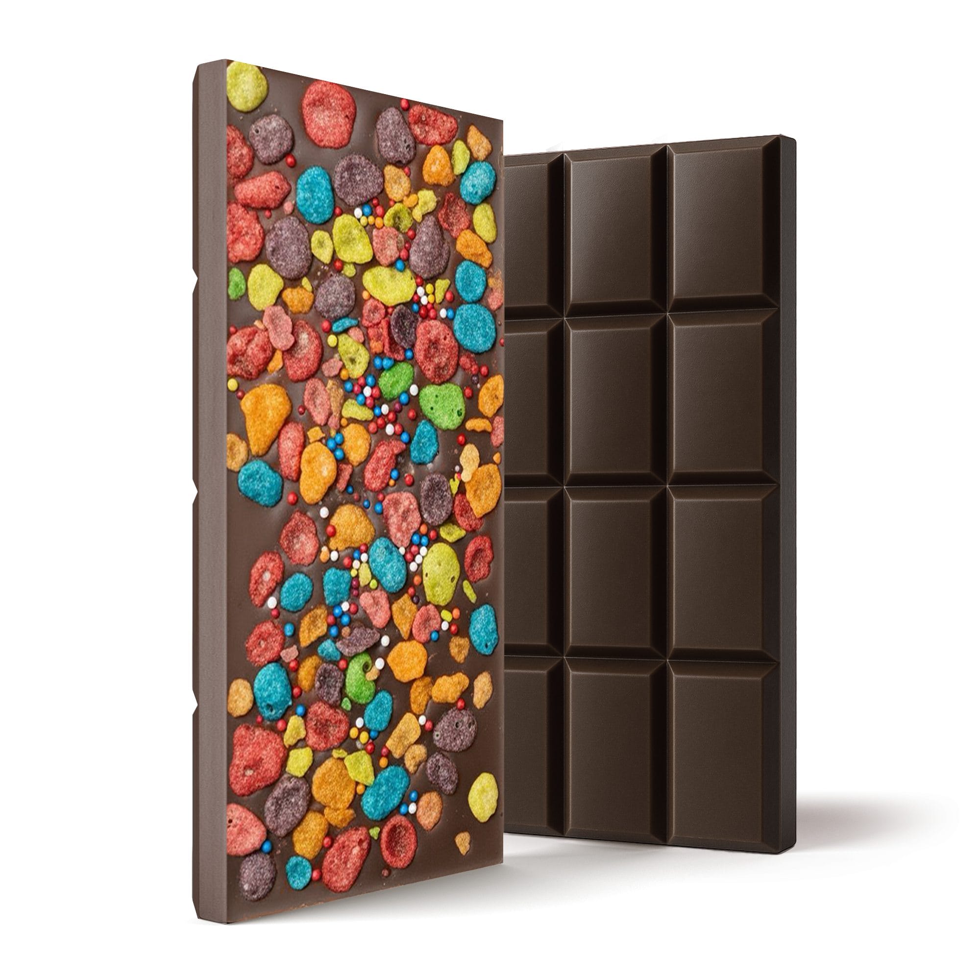 Delta 8 THC - Dark Chocolate w/ Cereal & Sprinkles Bar - 600mg - Chill Plus