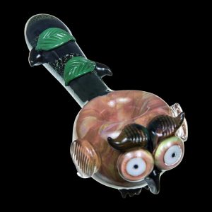 Empire Glassworks ""The Owl"" Mini Glass Spoon Pipe