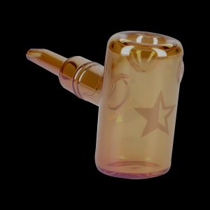 Famous X Lava Fumed Large Sherlock Pipe-Orange