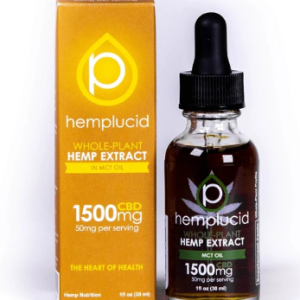 Hemplucid Full-Spectrum CBD in MCT Oil Tincture 1500mg - 1 Oz
