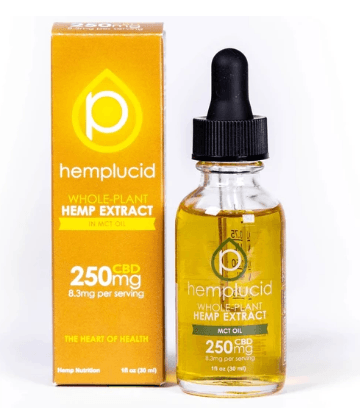 Hemplucid Full-Spectrum CBD in MCT Oil Tincture 250mg - 1 Oz