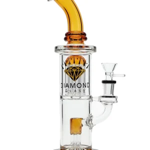 10" Diow Deux Tree x Stool Percs Water Pipe by Diamond Glass