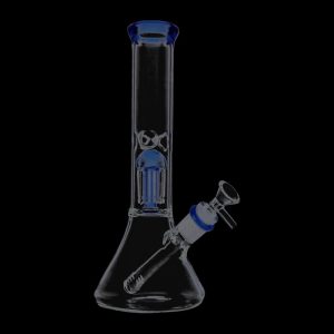 Beaker Base Ice Bong with 4-Arm Tree Perc