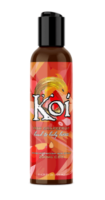 Koi CBD Hemp Extract CBD Lotion Pink Grapefruit - 4.25 Oz