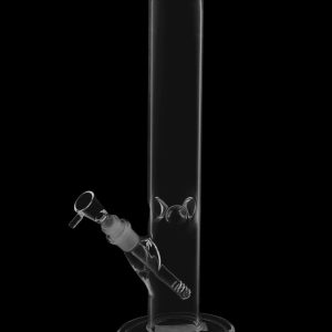 Effortless Straight Tube Glass Water Pipe
