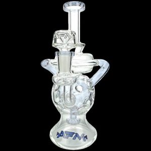 AFM Glass Swiss Color Glass Recycler Water Pipe