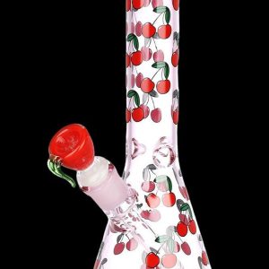Life Is A Bowl Of Cherries Beaker Water Pipe - 10in
