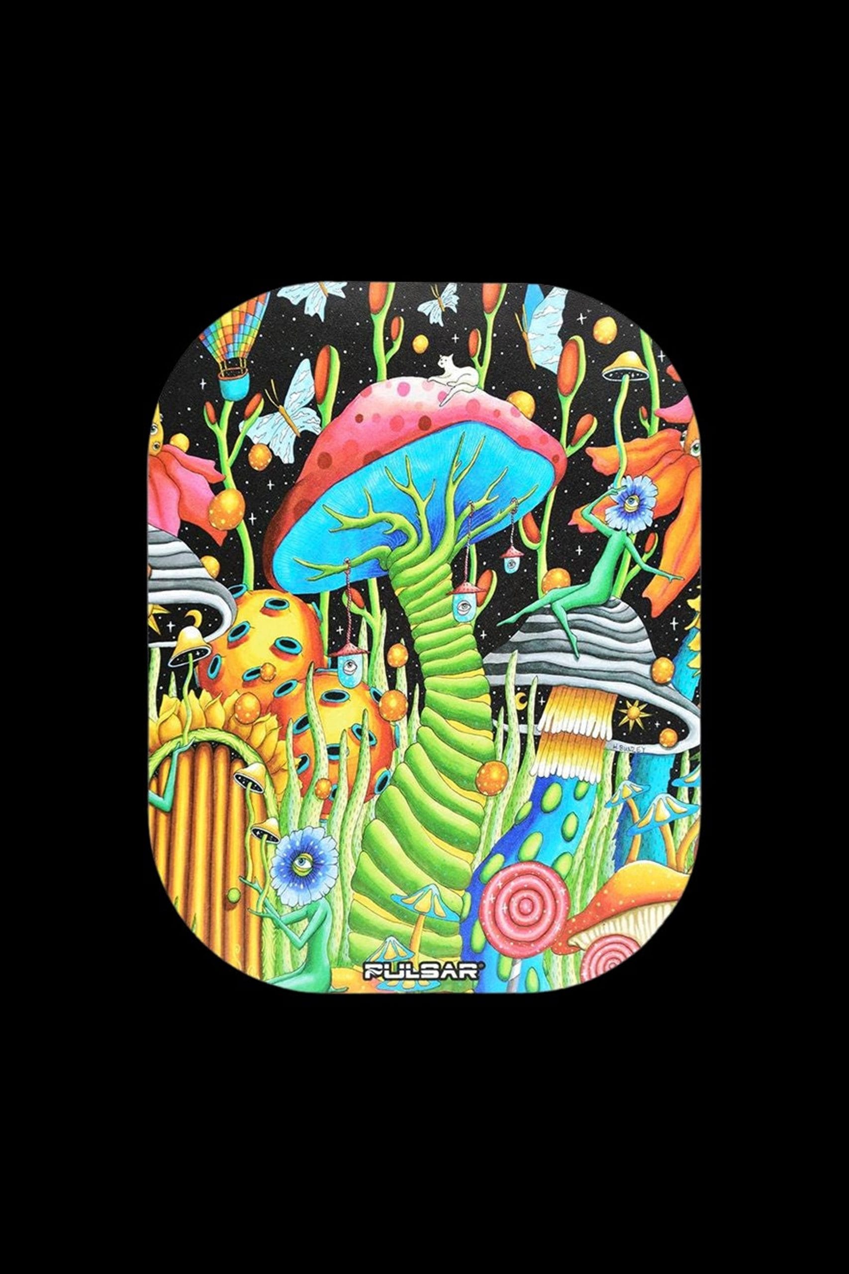 Pulsar Mini Magnetic Rolling Tray Lid - Garden of Cosmic Delights