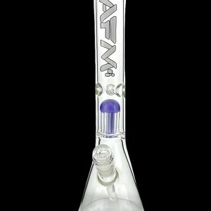 AFM Glass Hitter Single Arm Perc 9mm Glass Beaker bong