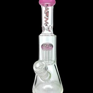 AFM Glass Reversal Arm Perc Glass Mini Beaker Bong