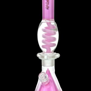 AFM Glass UFO Pyramid Glass Freezable Coil Beaker Bong