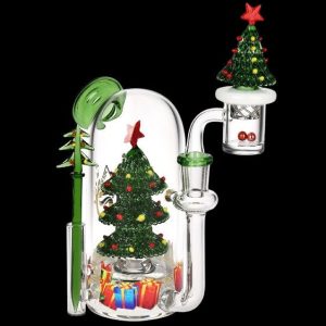 Pulsar Christmas Tree Glass Dab Rig Set