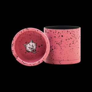 p wulf mods 4pc 65mm bevel grinder pink black spatter 8db993f7 677a 4746 a904 11dc8f60fa58
