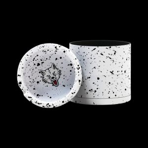 p wulf mods 4pc 65mm bevel grinder white black spatter 94e84c7f ea45 43e7 abbe e4e8288cc3b4