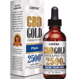 Lidtke Full Spectrum CBD Gold oil plain  2500mg -1 Oz